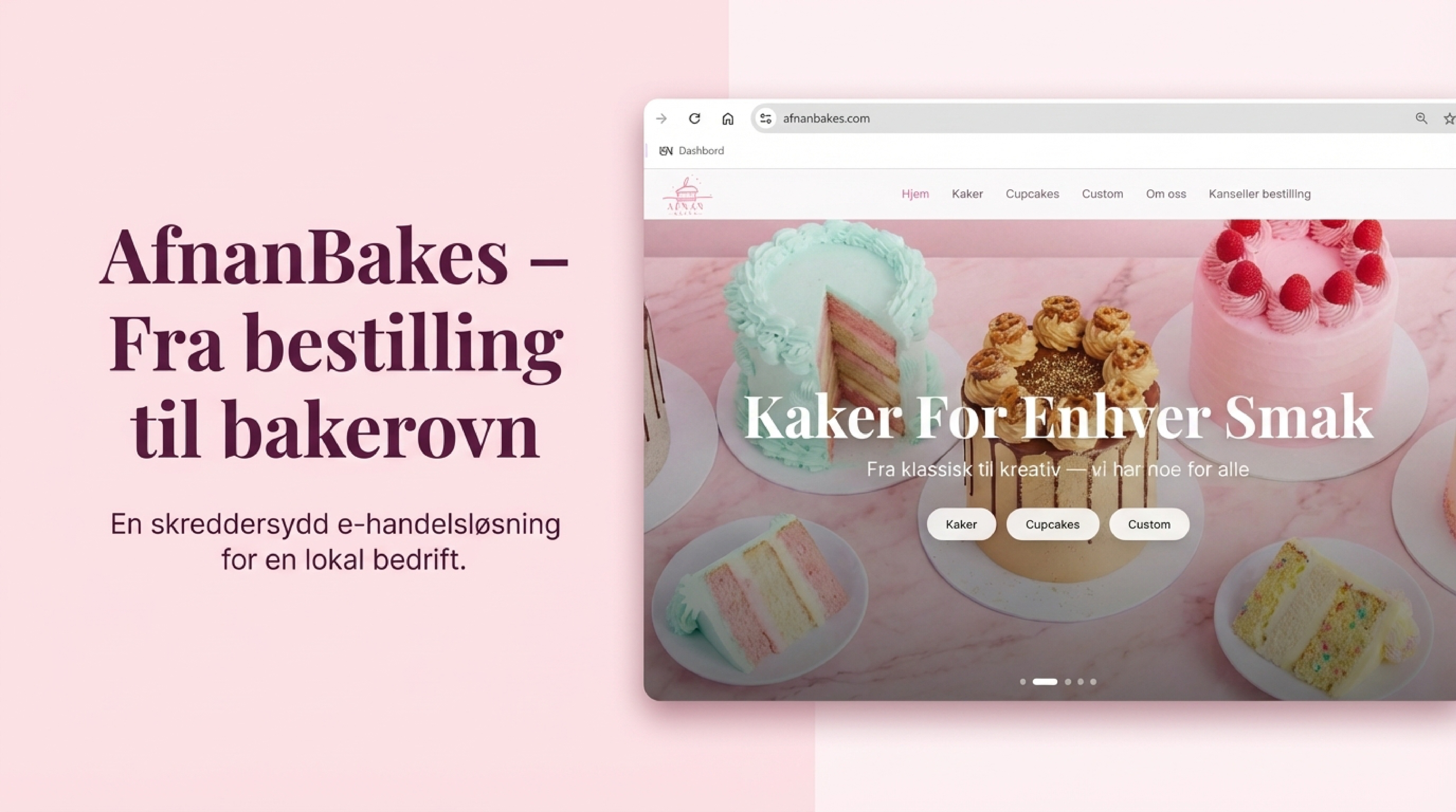 AfnanBakes Presentation Slide 1